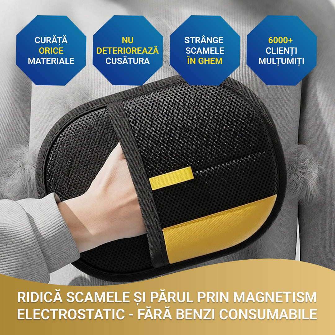 Curățător de scame electrostatic