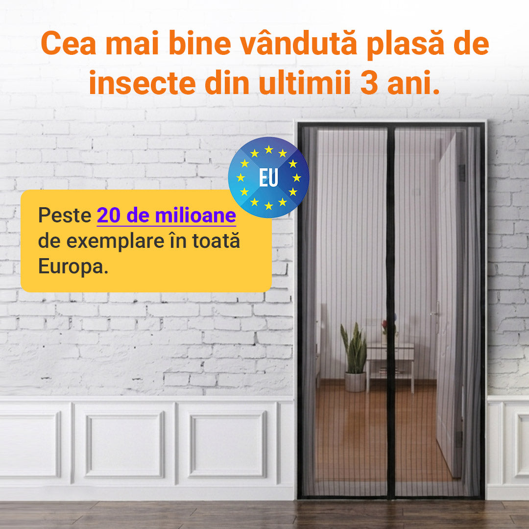 Plasă magnetică anti-insecte